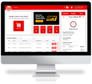 99dpf web application shown on a computer