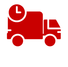 truck with clock icon