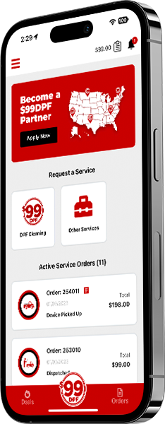 99DPF App Screenshot on iPhone